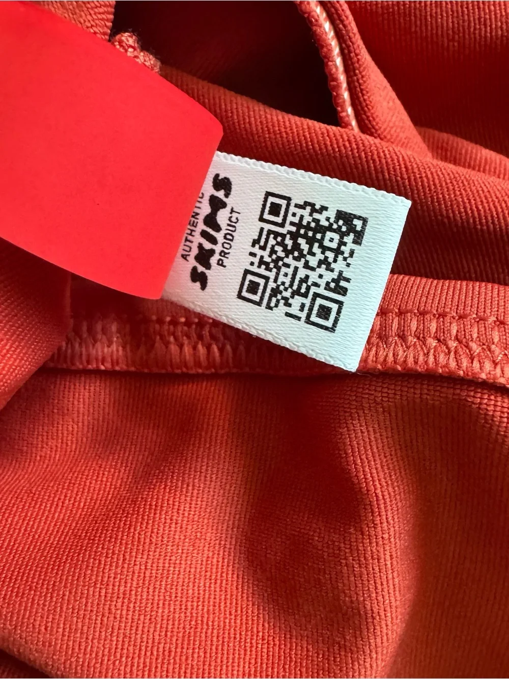 SKIMS Iconic Swim Convertible Bandeau Bikini Top BT-BAN-9607W Terra Small NWOT